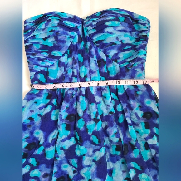 100% silk, BR strapless dress 👗, size 0 - Picture 7 of 10